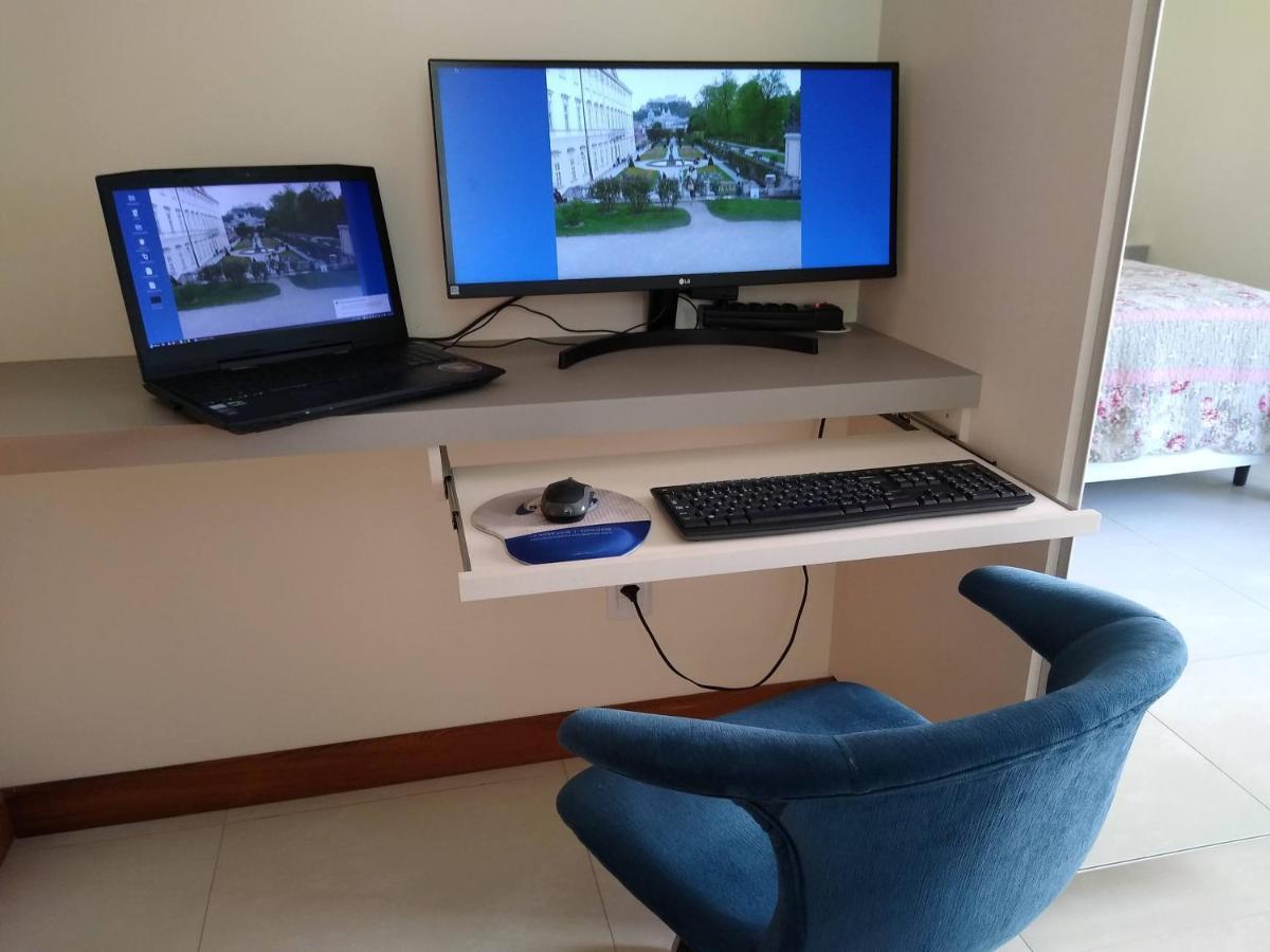 Apartamento A Beira Mar Completo Com Churrasqueira Florianópolis Esterno foto
